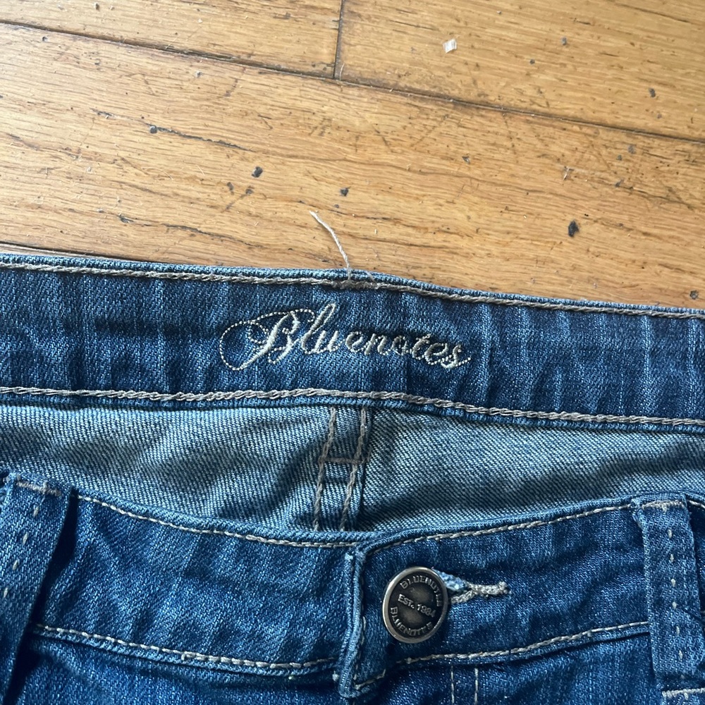 Blue Denim Capris - Picture 5 of 6